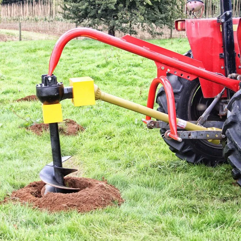 12 Inch Heavy Duty Post Hole Auger for 3 Point Tractor Post Hole Digger