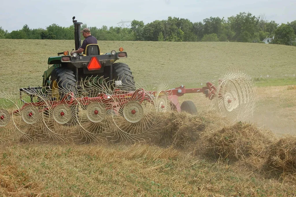 Agriculture Equipment 4 Wheel Hay Rake Hot Sale
