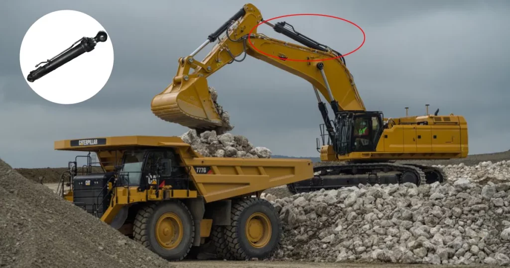 Large Excavator Stick Cylinder (Arm Cylinder)