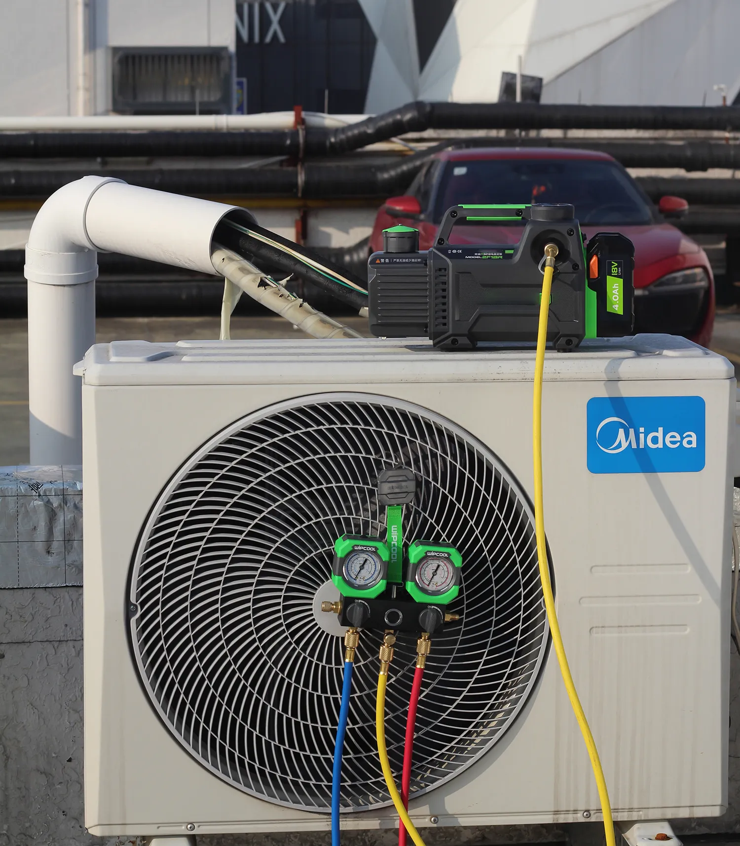 Single Stage Refrigerant Vacuum Pump T2/T4/T6/T8/T10/T12 R32 for Rooftop A/C Systems and Refrigeration Unit