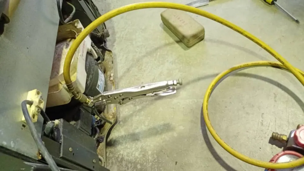 HVAC Refrigeration Tools Tube Piercing Pliers PCP-1 for Refrigerant Recovery