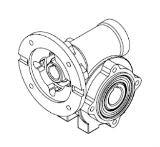 HSRV050 Worm Gear Reducer for Car Washing Machine