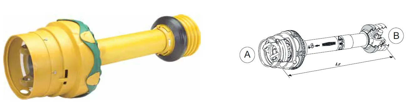 WWE2380 Series PTO Shaft-Replacement of Walterscheid PTO Shaft