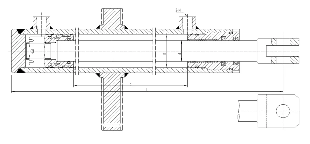 Hydraulic Cylinder for Pallet Lifting