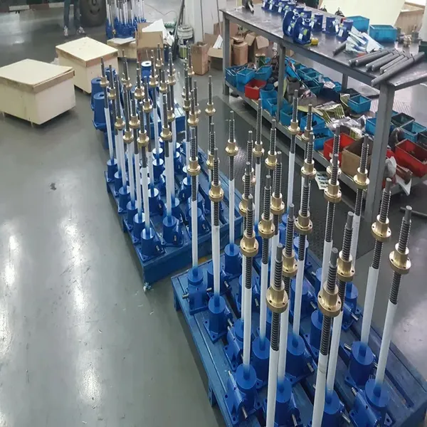 SWL Series Double Input Shafts Worm Gear Screw Jack for Construction Jump Form