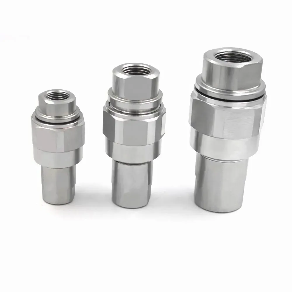 ISO 5675 GT-CT 1/2 inch BSPT/ BSPP/NPT Thread female /male steel push pull hydraulic coupling