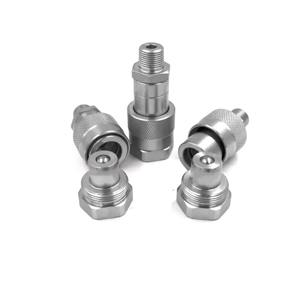 Non-Valve series 1/4 size BSP/NPT Thread Japanese Nitto brass quick coupler&quick disconnect water hose fittings