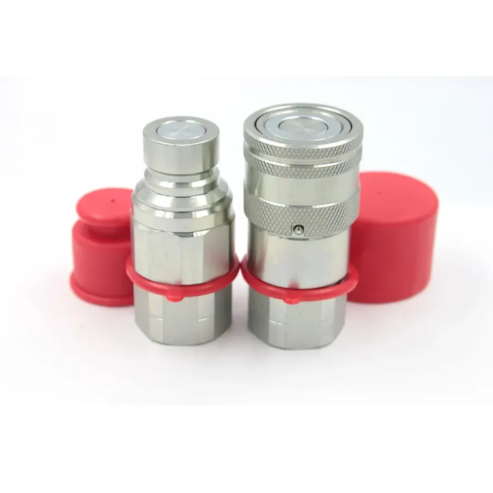 ISO-7241-A 1/4 inch Stainless Steel/Steel BSP/NPT Thread Quick Connect Hose Fittings & Hydraulic Couplers for Tractors