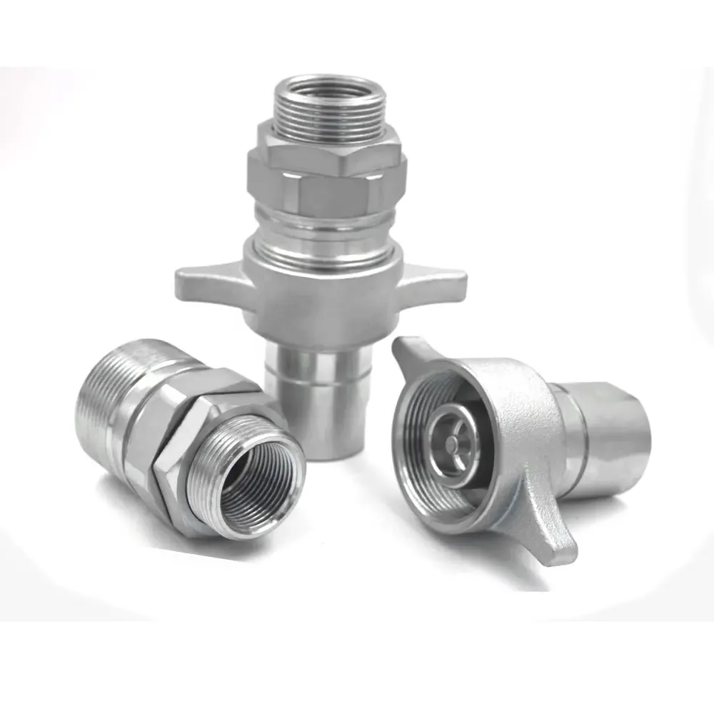 Non-Valve series1/2 size BSP/NPT Thread brass fitting quick connect for hansen high pressure washer spare parts