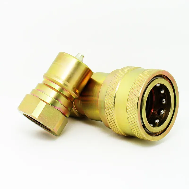 KZE 3/8 inch NPT/BSP Thread female/male hydraulic quick connector & hydraulic quick release coupling