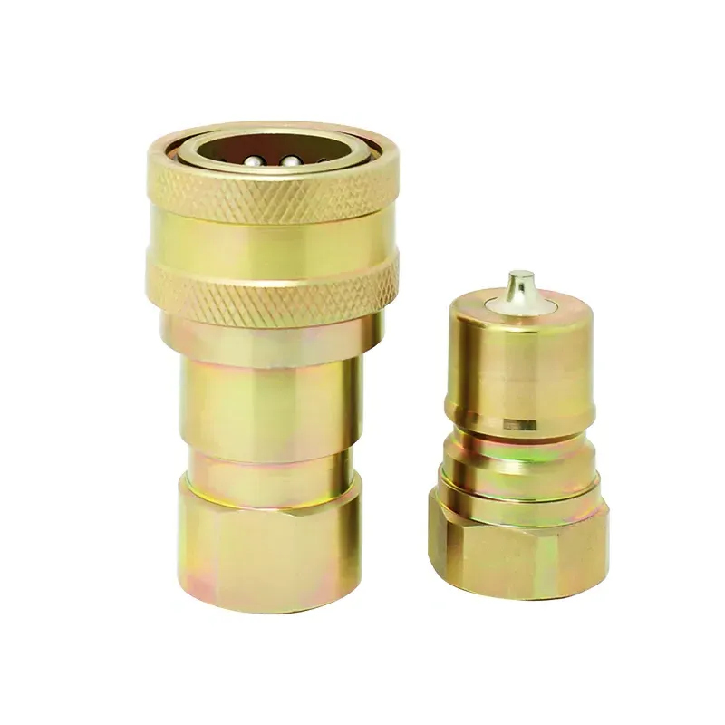 KZF 1/4 inch BSP/NPT Thread 304/316 Hydraulic Quick Release Connectors & Stainless Steel Hydraulic Couplings