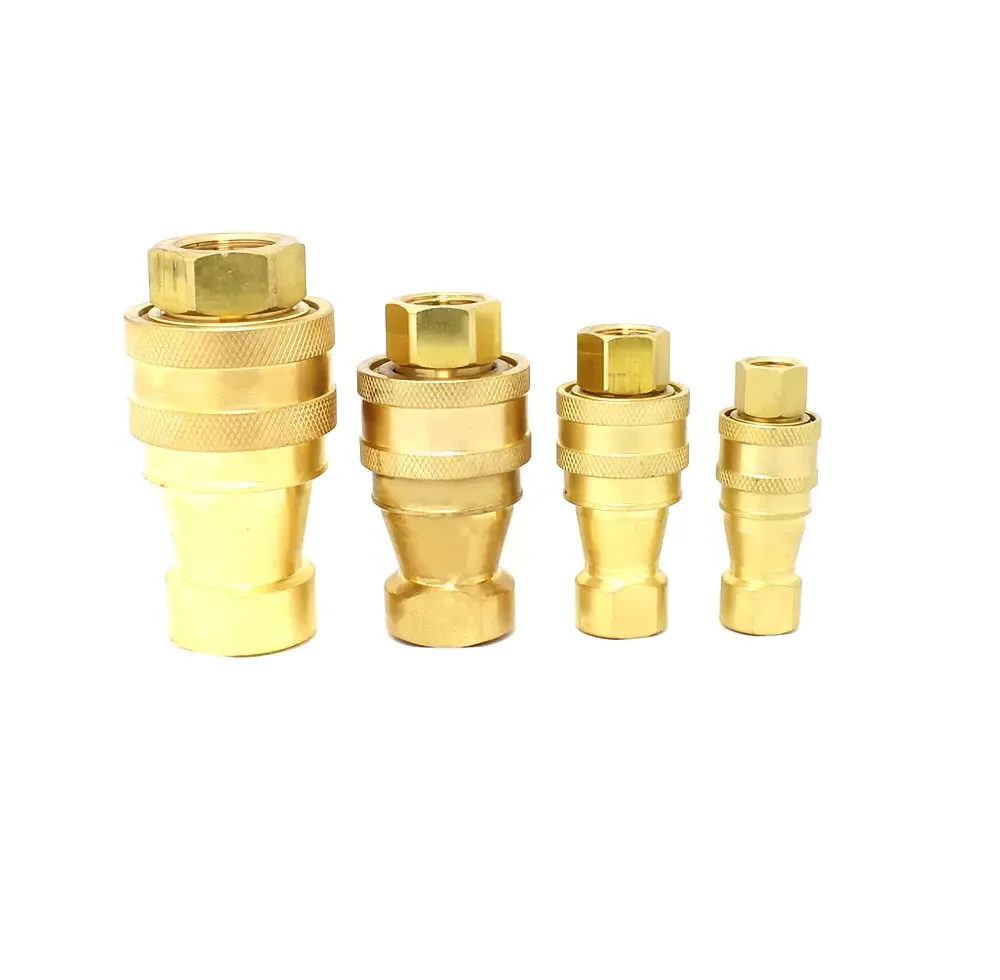 Non-Valve series 3/4 size BSP/NPT Thread quick disconnect hydraulic hose fittings&hydraulic hose end fittings
