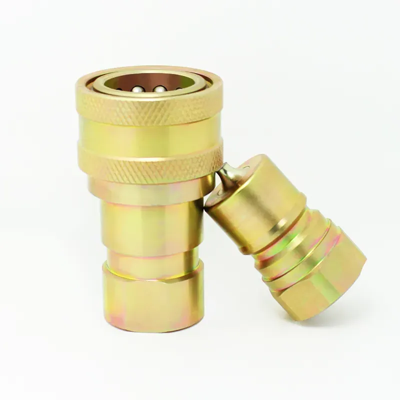 Non-Valve Series 1/4 Size BSP/NPT Thread Quick Connect Fluid Coupling & Brass Quick Connect Water Hose Fittings