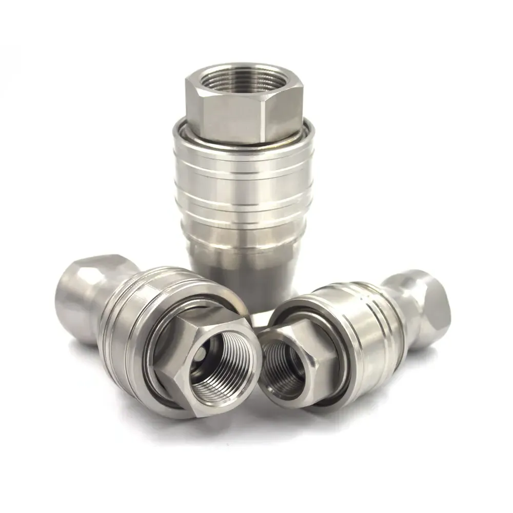 Non-Valve series 1/4 size BSP/NPT Thread Japanese Nitto brass quick coupler&quick disconnect water hose fittings