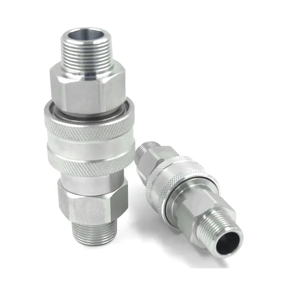 ISO5675 series 1/4 inch Ball Valve Type Parker 4000 NPT/BSP Thread hydraulic quick release fitting &quick disconnect coupler