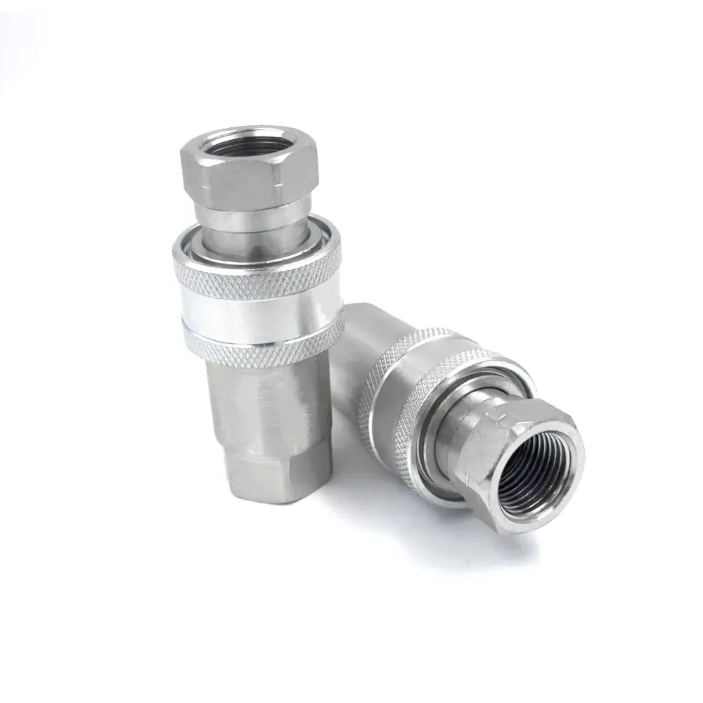 Non-Valve Series 1/4 Size BSP/NPT Thread Hand Plate Hydraulic Pressure Coupling Interchange for Hansen High Pressure Washer