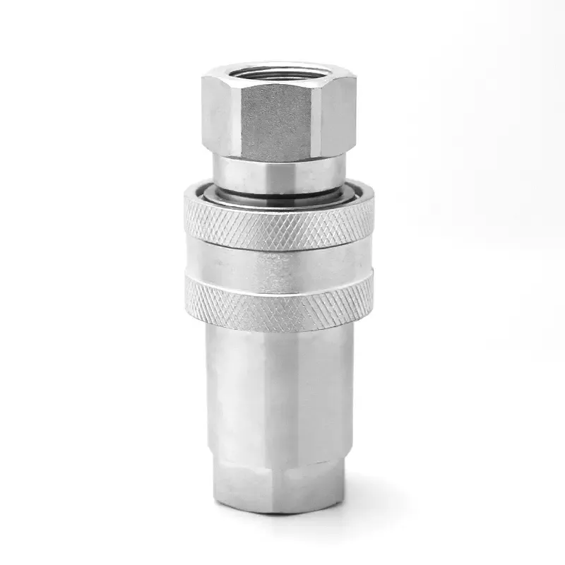 KZE-B 3/8 inch Cone valve NPT/BSP Threaded locked type 10000PSI/700BAR Super high pressure hydraulic connector and coupling