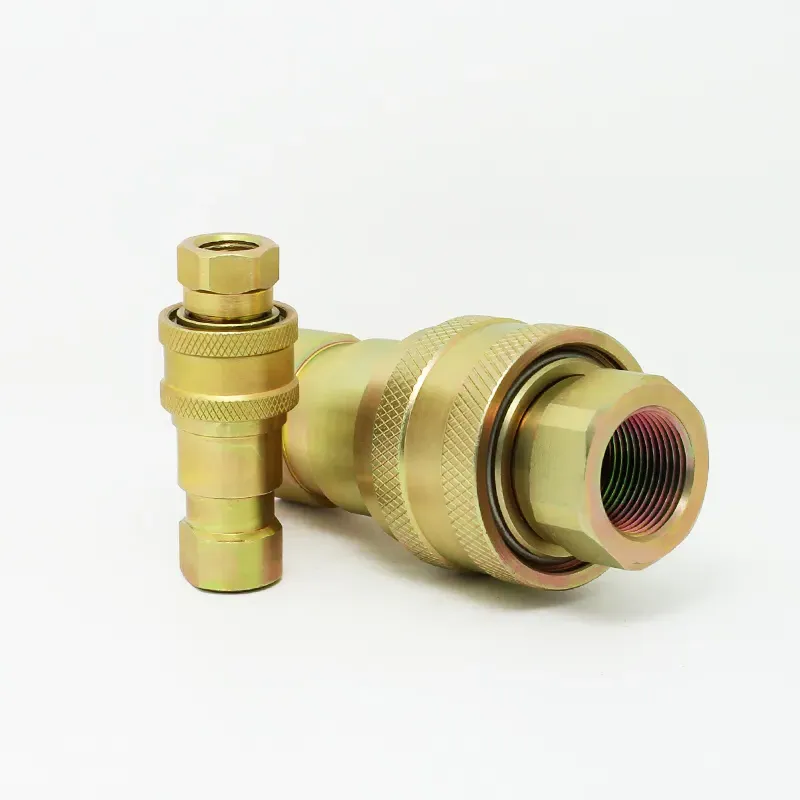 ISO5675 series 1/4 inch Ball Valve Type Parker 4000 NPT/BSP Thread hydraulic quick release fitting &quick disconnect coupler