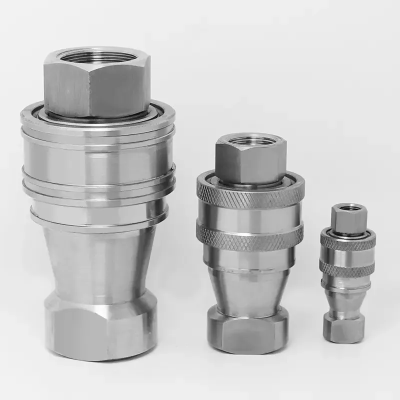 ISO-7241-A 1/2 inch stainless steel/steel BSP/NPT thread hydraulic hose line fittings