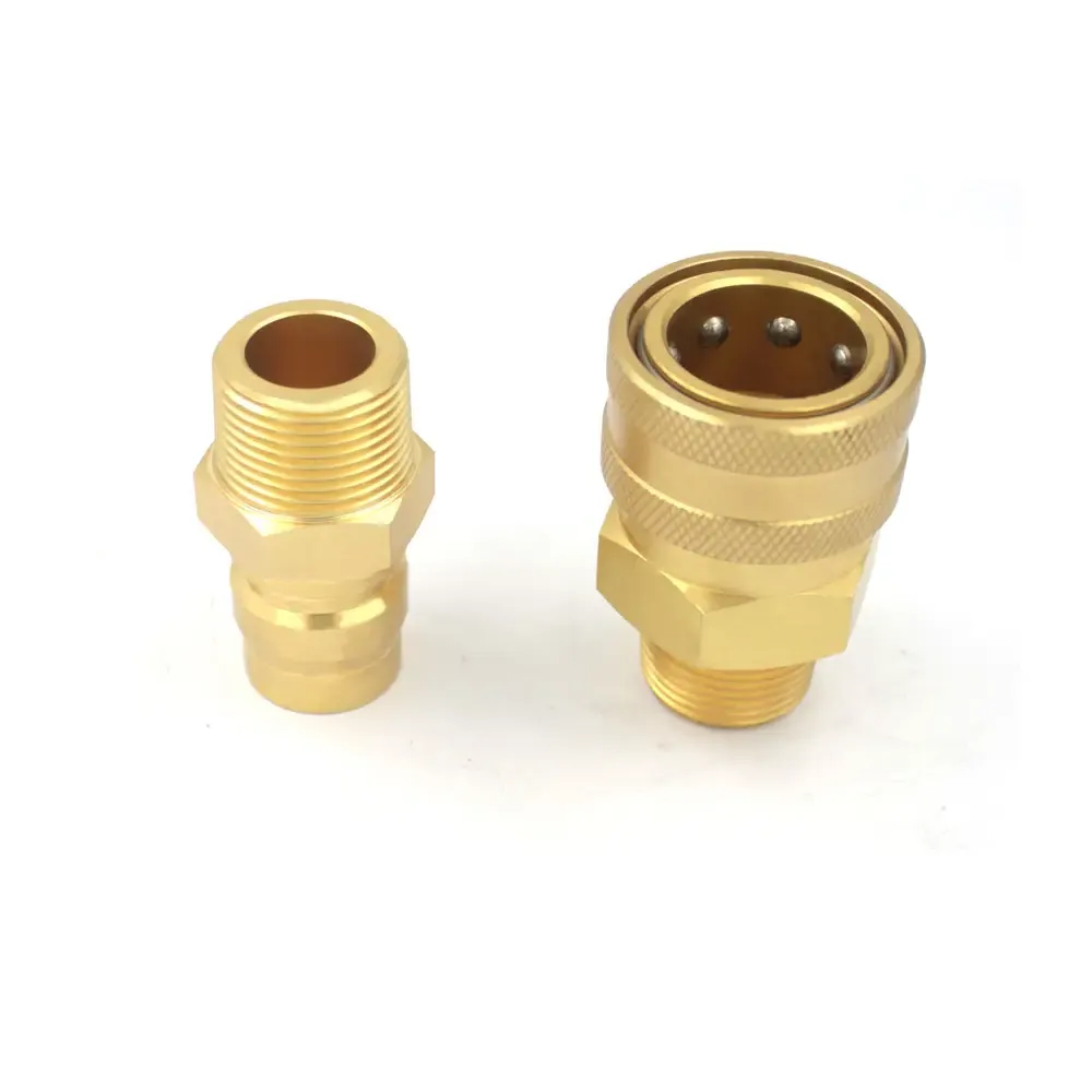 Non-Valve series 3/4 size BSP/NPT Thread quick disconnect hydraulic hose fittings&hydraulic hose end fittings