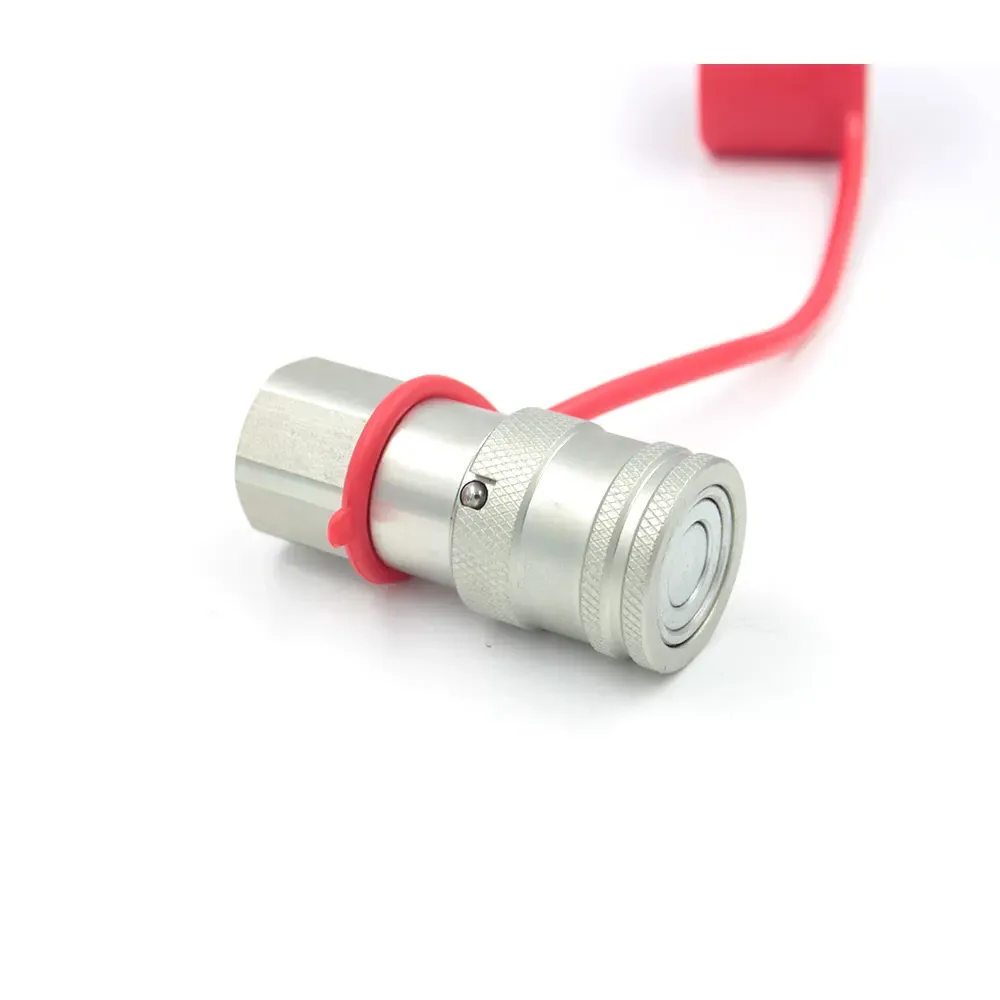 (ISO16028) flat face 3/4" BSP/NPT Thread flat face quick release couplings&flush face hydraulic quick couplers&excavator coupler