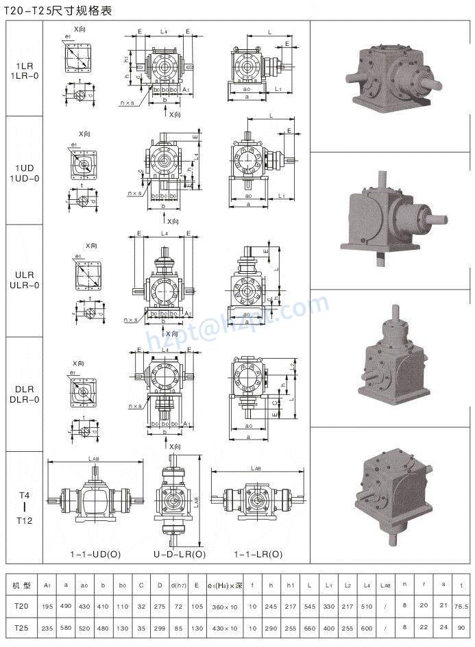 Spiral Bevel Gear reducers