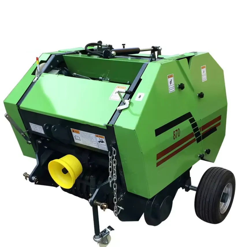 Net Wrap Mini Round Baler for Farm Hay Baling