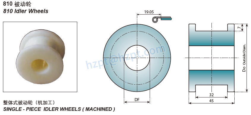 Sprockets & Idler Wheels for 810/520 Chain