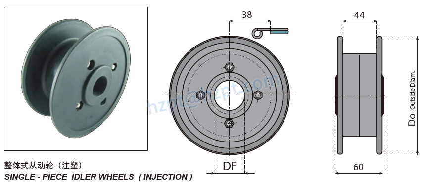 Sprockets and Idler Wheels for 812/815/881M/820/ 802/805/881BEVEL/881TAB Chain