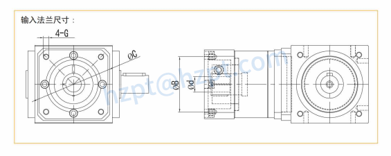 LDC-A Standard Input with Planetary Right Angle Reducer