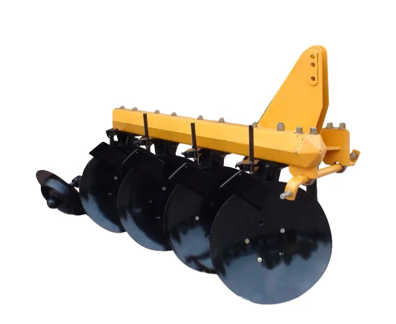 Agricultural Tractor Mounted Disc Plough in Plowing Land Machine