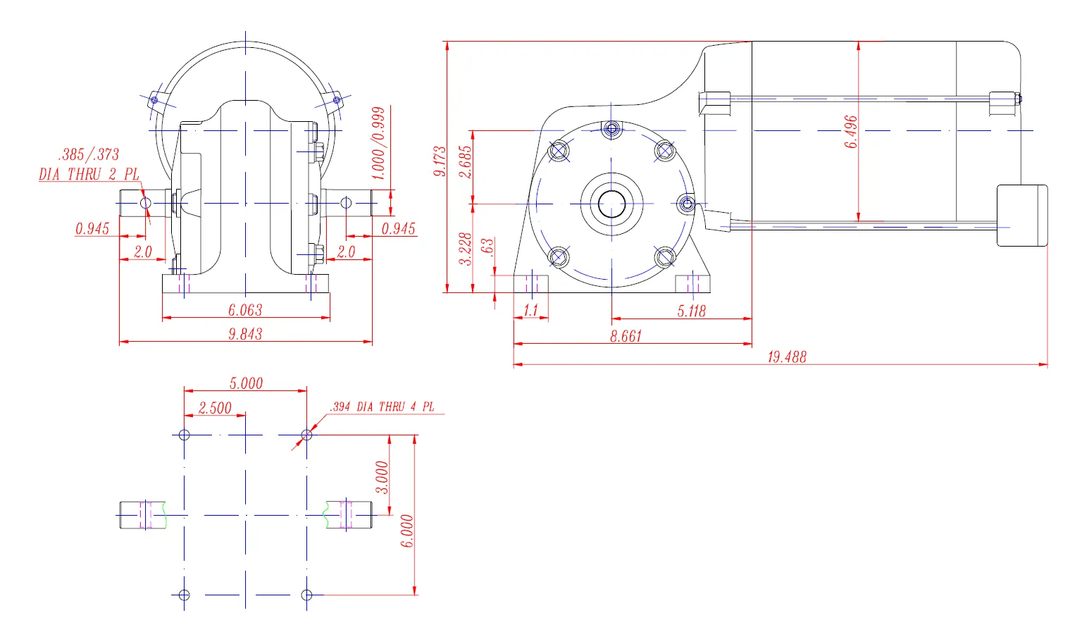 Irrigation Center-Drive Gearbox SYF-2M Series