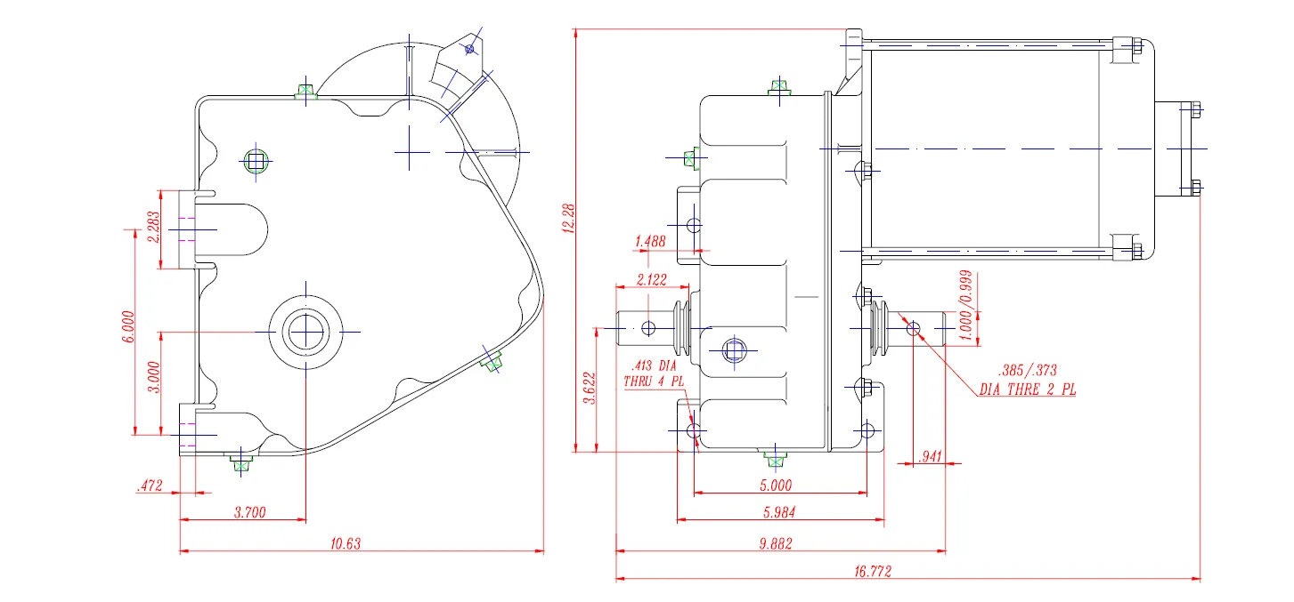 Irrigation Center-Drive Gearbox SYF-3M Series