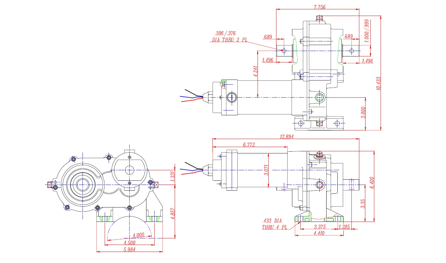Irrigation Center-Drive Gearbox SYF-4M Series