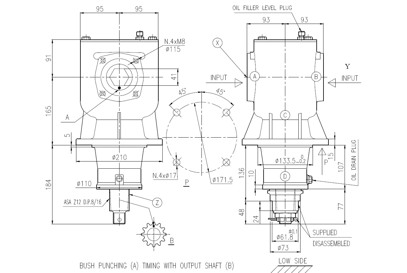 Rotary Mower Gearboxes - Replacement of Comer Code LF-199A