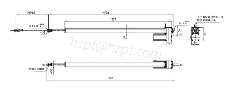 JC35FA9 Industrial Push Rod