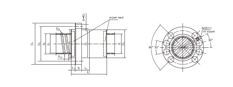 JF Type large Heavy Load Ball Screw
