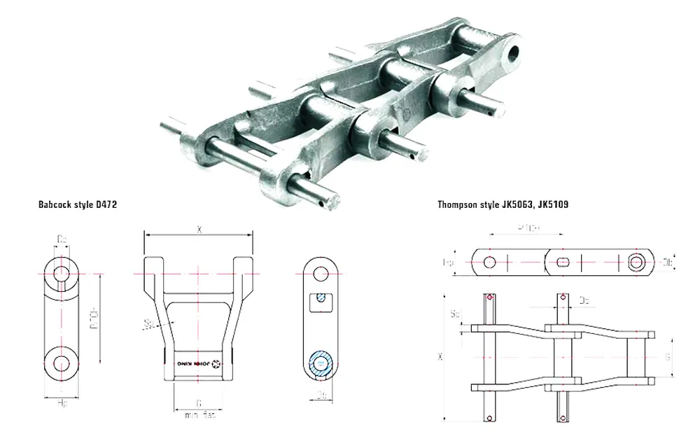 JK5063 Boiler Moving Grate Chains