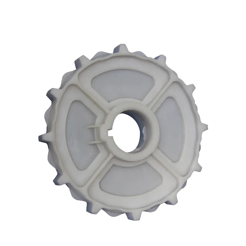 White CNC Machining Delrin Star Wheel Pom Big Star Wheel Plastic Gear