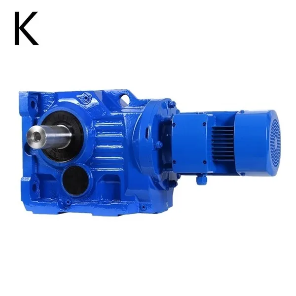 KF Series Solid Shaft Output Helical Bevel Gearbox with Flange Mounted