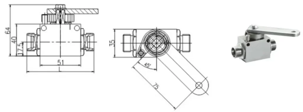 KBKH Series Hydraulic Ball Valves