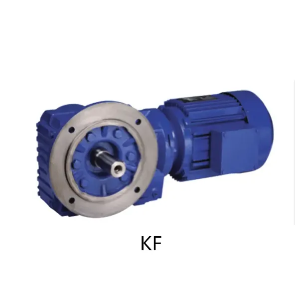 KF Series Solid Shaft Output Helical Bevel Gearbox with Flange Mounted