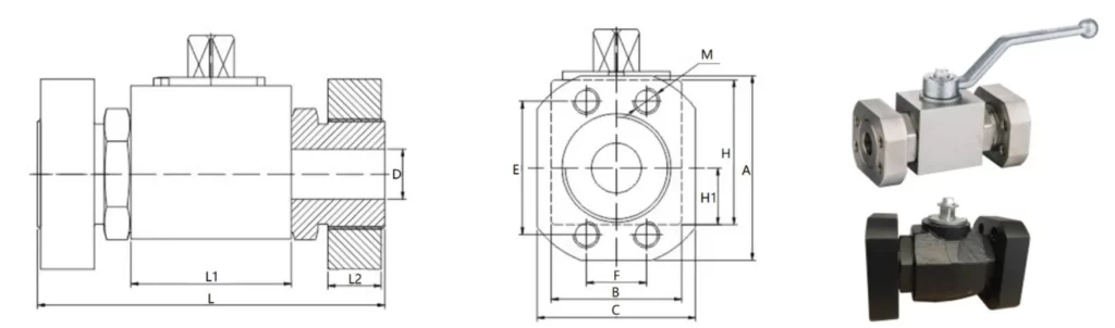 KHBG Series SAE Flange Ball Valves