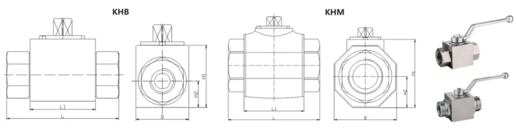 KHM Series Hydraulic Ball Valves