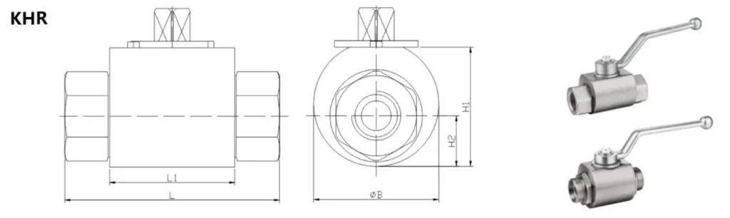 KHR Series Hydraulic Ball Valves