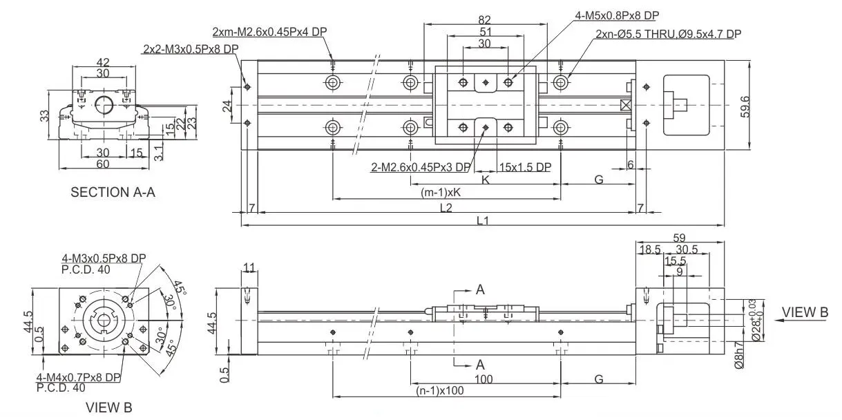 KK60D Standard Linear Guideway