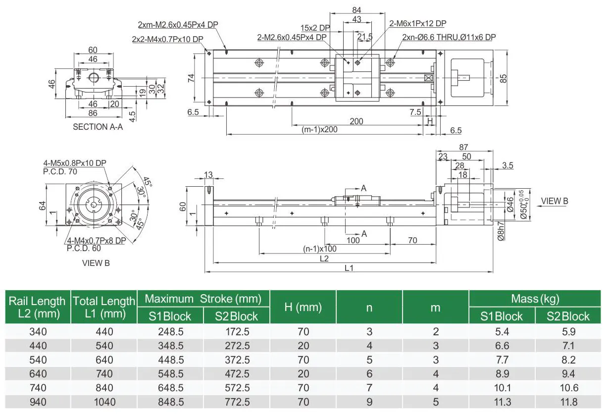 KK86 Light Duty Linear Guideway