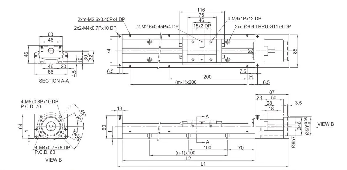 KK86 Standard Linear Guideway