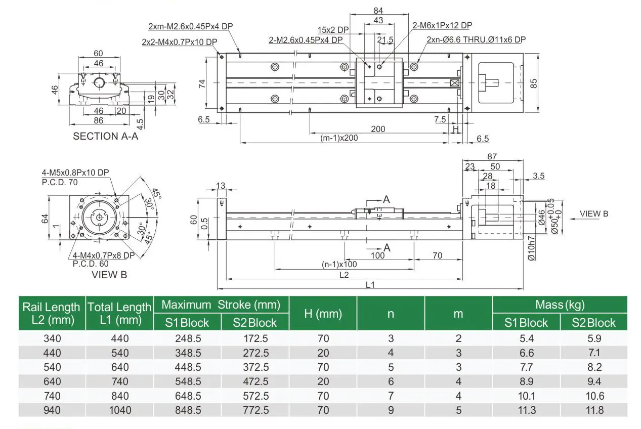 KK86D Light Duty Linear Guideway