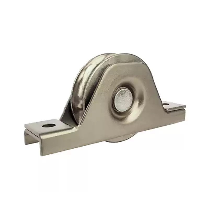 Sliding Gate Wheel with Exterior Bracket（Single Bearing U groove Stainless Steel 403）